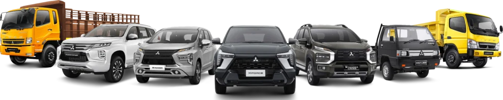 Line up Mitsubishi kendaraan penumpang SUV MPV LCV dan niaga